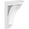 Ekena Millwork Standard Thorton Architectural Grade PVC Bracket with Traditional Ends, 5"W x 16"D x 22"H BKTP05X16X22THR01 - alternate 1